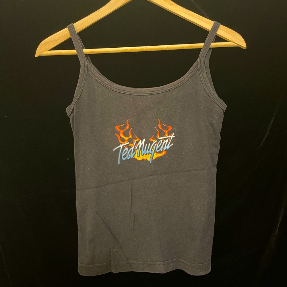 Vintage Ted Nugent metal rocker tank top